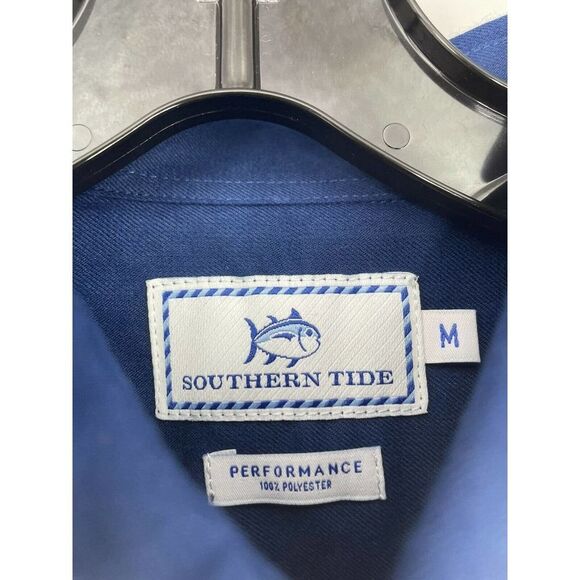 Southern Tide Performance Axe Embroidered Button Mens Long Sleeve Shirt Medium - Picture 6 of 8